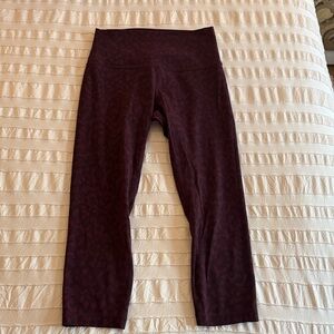 lululemon athletica Burgundy Leggings